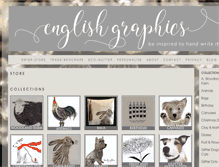 Tablet Screenshot of englishgraphics.co.uk